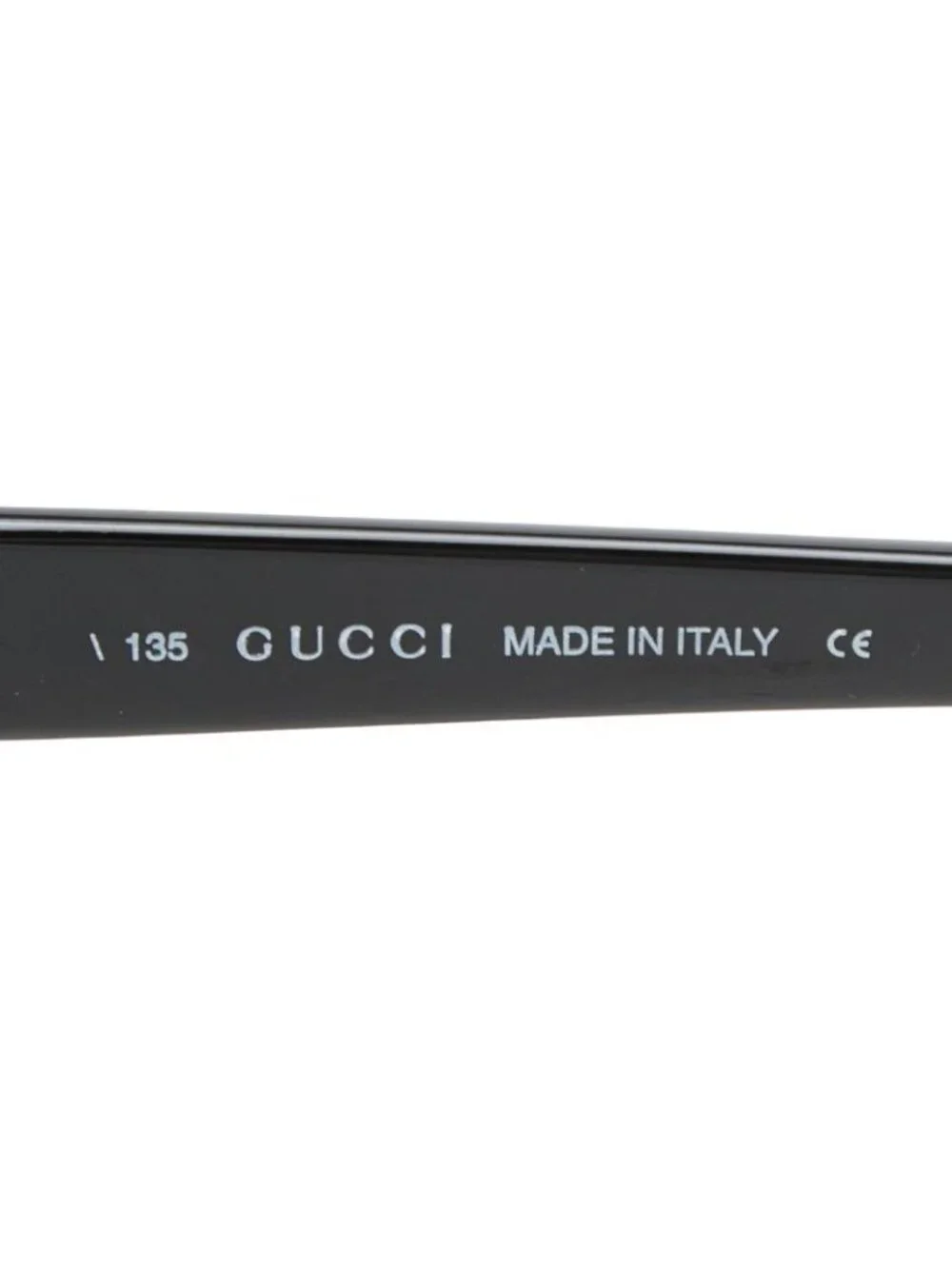 Gucci Sunglasses Eyewear Oval Frame S Black Acetate